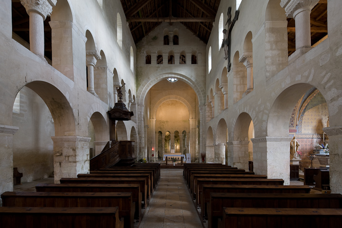Eglise Saint-Étienne, Vignory (Haute-Marne) Photo by Dennis Aubrey