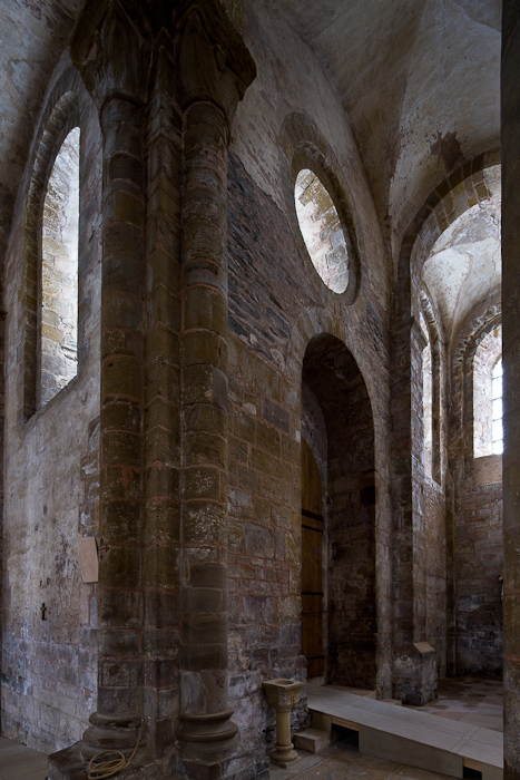 Basilique Sainte Foy, Conques (Aveyron)  Photo by Dennis Aubrey