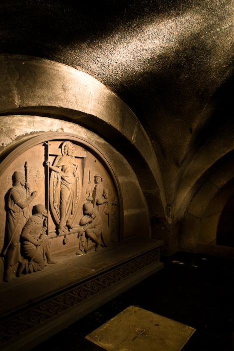 Crypt, Église Sainte Foy, Sélestat (Bas-Rhin) Photo by PJ McKey