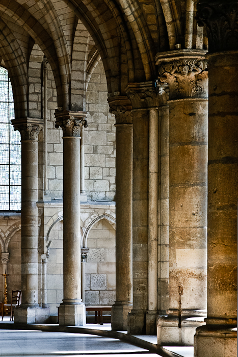 Ambulatory, Basilique Saint Remi, Reims (Marne)  Photo by PJ McKey